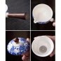 H_360 Degree Ceramic Teapot Handheld Teapot Exquisite Tea Set Side Handle Tea Kettle Teapot Ceramic 