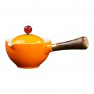 M_360 Degree Ceramic Teapot Handheld Teapot Exquisite Tea Set Side Handle Tea Kettle Teapot Ceramic 