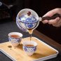 M_360 Degree Ceramic Teapot Handheld Teapot Exquisite Tea Set Side Handle Tea Kettle Teapot Ceramic