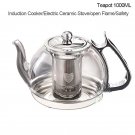 1000ML Pot_Induction Cooker Heat Resistant Glass Teapot Electromagnetic Furnace Multifunctional Filt