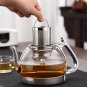 1000ML Pot_Induction Cooker Heat Resistant Glass Teapot Electromagnetic Furnace Multifunctional Filt