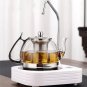 1000ML Pot_Induction Cooker Heat Resistant Glass Teapot Electromagnetic Furnace Multifunctional Filt