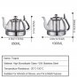 1000ML Pot_Induction Cooker Heat Resistant Glass Teapot Electromagnetic Furnace Multifunctional Filt