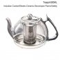 800ML Pot_Induction Cooker Heat Resistant Glass Teapot Electromagnetic Furnace Multifunctional Filte
