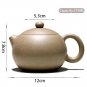 210ml_210ml Chinese Yixing High-end Purple Clay Teapots Famous Handmade Xishi Tea Pot Raw Ore Sesame