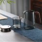 550ml_One Click Tea Separation Filtration Glass Teapots With Wood Handle Tea Water Separation Inner