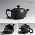 F   230ML_Purple Pottery  Pot Ceramic Kung Fu Teapot Handmade  Teapot Small Teapot Tea Kettle