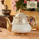 Phnom Penh_900ML European British Teapot  Porcelain High-Capacity Tea Pot With Filter Luxury Teaware