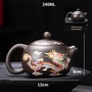 A discoloration_Purple Clay Color-changing Teapot Heat Color-changing Xishi Pot Kung Fu Tea Set Colo