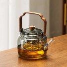 cyan 1L_GIANXI Glass Boiling Teapot Chinese Kung Fu Tea Set Kitchen Restaurant Bar Family Tea Set Gl