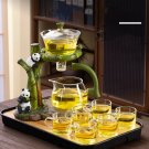 Teapot with 6 cups_Lazy Kungfu Tea Pot Set Glass Household Magnetic Suction Teapot Living Room Tea M
