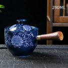 A-1_New Style Ceramic Glass Teapot Chinese Gongfu Tea Pot 360 Rotation Tea Maker  Automatic Single P