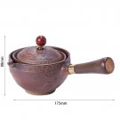 D_Chinese Gong Fu Tea Set Portable 360 Rotation Teapot Ceramic Tea Maker Infuser Semi-Automatic Teaw