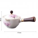 M_Chinese Gong Fu Tea Set Portable 360 Rotation Teapot Ceramic Tea Maker Infuser Semi-Automatic Teaw