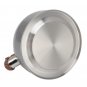 Beige_Whistling Tea Kettle 2.5L Capacity Stainless Steel Stovetop Teapot with Ergonomic Anti Scaldin