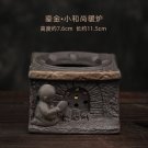 base-02_Stoneware Tea Stove Set Ceramic Teapot Heated Base Tea Warmer Tea Making Utensils Kettle Kun