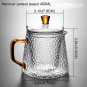 Teapot 450Ml_Tea Sets Teapots Glass Borosilicate Heat Resistant Glass Teapot Puer Tea Pot With Infus