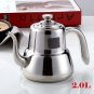 2L-True color_1.5L/2.0L Stainless Steel Teapot Restaurant Household Tea Infuser With Tea Strainer Ke