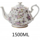 01_European coffee Bone China kettle Teapot English afternoon tea set household large capacity filte