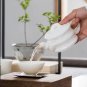 General pot_Ceramic Whiteware Jade Porcelain Tea Pot Beauties Pot Entirely Handmade Ceramic White Ja