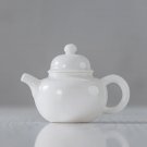Pitcher_Ceramic Whiteware Jade Porcelain Tea Pot Beauties Pot Entirely Handmade Ceramic White Jade T