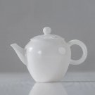 Rich pot_Ceramic Whiteware Jade Porcelain Tea Pot Beauties Pot Entirely Handmade Ceramic White Jade 