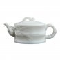 Side pot_Ceramic Whiteware Jade Porcelain Tea Pot Beauties Pot Entirely Handmade Ceramic White Jade