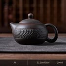 A   200ML_Jianshui Purple Pottery Pot Ceramic Kung Fu Teapot Handmade Teapot Tea Maker Tea Set  Smal
