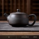 D   250ML_Jianshui Purple Pottery Pot Ceramic Kung Fu Teapot Handmade Teapot Tea Maker Tea Set  Smal