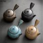 base 04_Side Handle Teapot Ceramic Teapots Kung Fu Teapot Tea Utensils Tea Making Tools Tea Kettle C