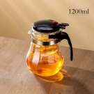 1200ML_GIANXI 500ml/1800ml Large Capacity Glass Teapot One-button Filter Separation Teapot Chinese K