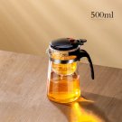 500ML_GIANXI 500ml/1800ml Large Capacity Glass Teapot One-button Filter Separation Teapot Chinese Ku