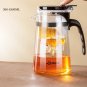 500ML_GIANXI 500ml/1800ml Large Capacity Glass Teapot One-button Filter Separation Teapot Chinese Ku