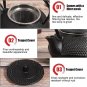 As Shown_Iron Tea Pot Cast Iron Pot With Stainless Steel Infuser Cast Japanese Iron Teapot Oolong Te