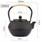 1200ML_300/900/1200ml Cast Iron Teapot Kitchen Teaware Japanese Tea Kettle for Boiling Water Chinese
