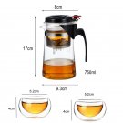 750ml pot  2cup_Chinese Tea Maker Puer Tea Infuser Teapot Tea Pots Heat Resistant Glass Tea Pot Japa