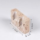 B_2 Holes Marble Candlestick Holder for Wedding Dinning Party Vintage Travertine Stone Taper Candle 