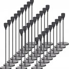 Black_27 Pack Candles Holder, 9 Sets Taper Candlestick Holders Fit 0.75 Inch Thick Pillar Candles, L