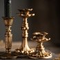 SML Set_Retro Candlestick Resin Candle Holder Sconce Nostalgic Antique French Candle Stick Rack Acce