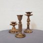 SML Set_Retro Candlestick Resin Candle Holder Sconce Nostalgic Antique French Candle Stick Rack Acce