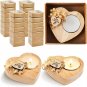 Retro_6-50Pcs Wedding Candle Bulk Bridal Shower Candles Rustic Wedding Favors for Guests Tealight Ca