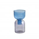 BlueGray Set_Floriddle Glass Candle Holder Candles Stand Home Decor Terrarium Hydroponic Plant Flowe