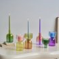 ClearYellow Set_Floriddle Glass Candle Holder Candles Stand Home Decor Terrarium Hydroponic Plant Fl