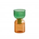 GreenBrown Set_Floriddle Glass Candle Holder Candles Stand Home Decor Terrarium Hydroponic Plant Flo