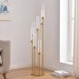 4 Sets 7 Arm Gold_4Sets 7 Arms Floor Candelabra Wedding Centerpieces,Gold 48" Tall Metal Candlestick