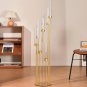 7 Arm Gold 48_4Sets 7 Arms Floor Candelabra Wedding Centerpieces,Gold 48" Tall Metal Candlestick Hol