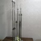 Silver 10 heads_10 Heads Metal Candlestick Candelabra Candle Holders Stands Wedding Table Centerpiec