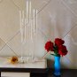 1pc,5 Arm Clear Candelabra for Wedding, Acrylic Candelabra Candle Holder for Table Centerpiece, Crys