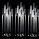 2/6/10pcsAcrylic Candelabra 9 Heads Candle Holders Wedding Candlesticks Flower Stand Holder Candelab