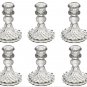 Clear B_6pc Crystal Candle Holders Centerpiece for Table Dinning Party Wedding Decorations Glass Tap
